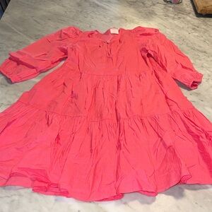 Crewcuts Vibrant Pink Casual Kids Dress